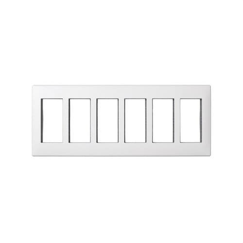 Frame for Wall Flush Mounting and Chassis for 6 Double Elements White Simon 500 Cima with reference 51010106-030 from the brand SIMON