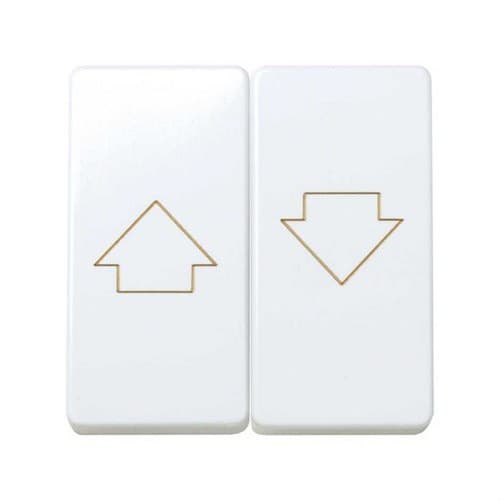 Double Key for Shutter Mechanism with Safety Interlock White Simon 27 Play with reference 27028-35 from the brand SIMON