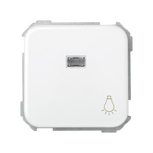 Push Button with Engraving, Built-in Luminous Light and Quick Terminal System, White Simon 31 with reference 31661-30 from the brand SIMON