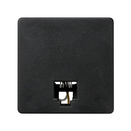 Graphite RJ12 Telephone Socket with 6 Contacts Simon 27 Play with reference 27481-38 from the brand SIMON