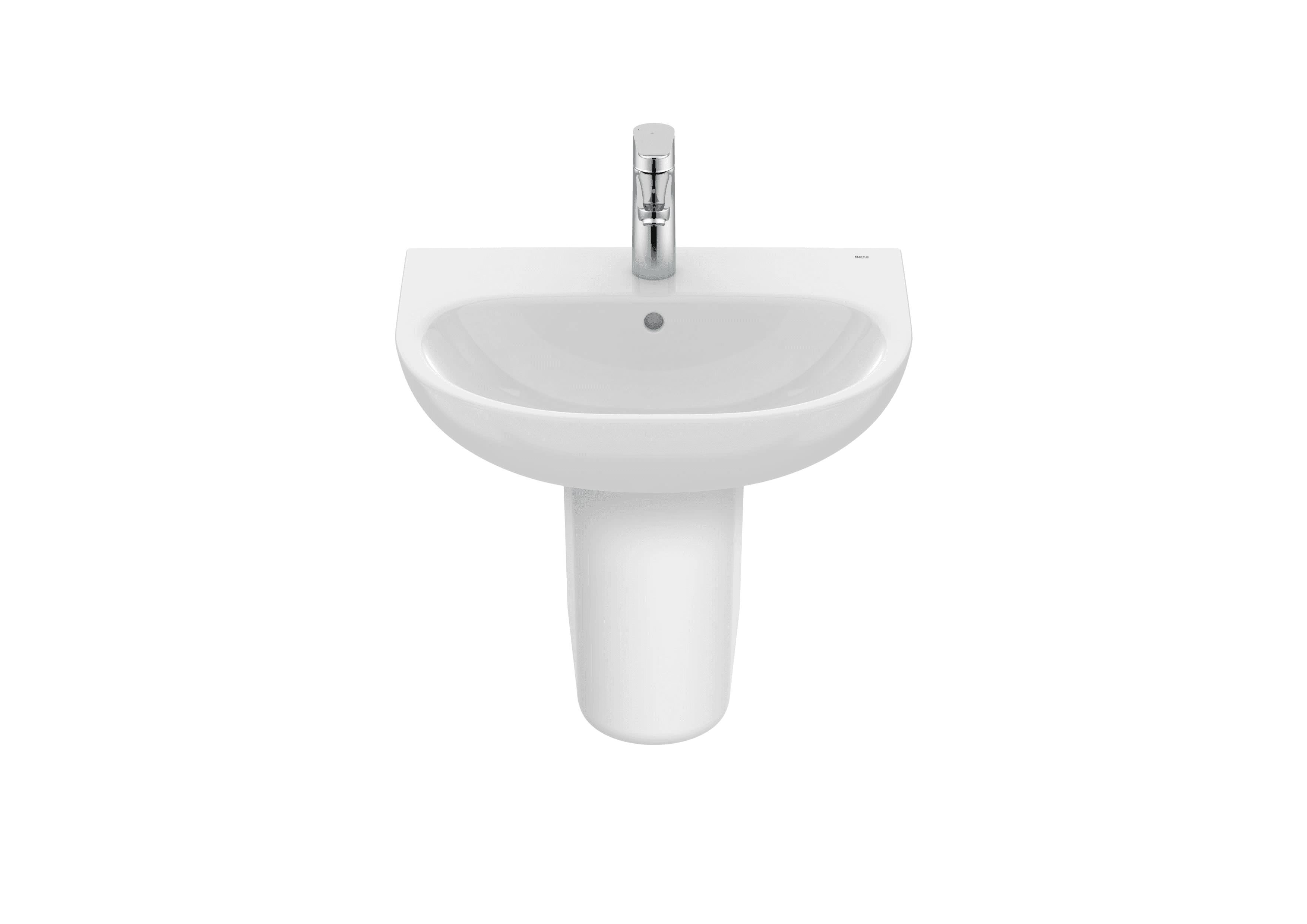 Roca Victoria 520x425mm Wall-Mounted Porcelain Basin with Fixings with reference A325V03000 from the brand ROCA