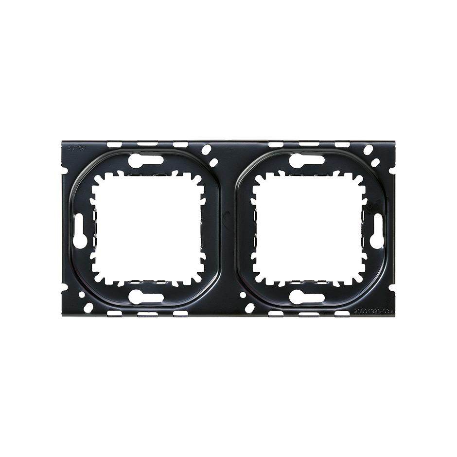 Simon 270 fekete 2 elemes keret hivatkozással 20001920-039 a márkától SIMON