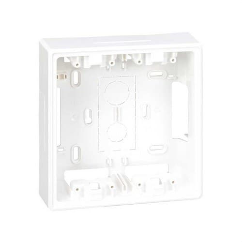 Surface Wall Box Base for 2 Double Elements White Simon 500 Cima with reference 51050002-030 from the brand SIMON