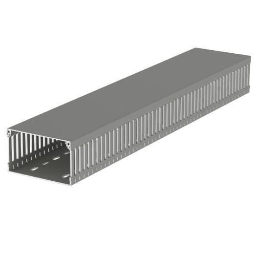 Grey U23X Trunking 60x100mm with reference 60.100.77 from the brand UNEX