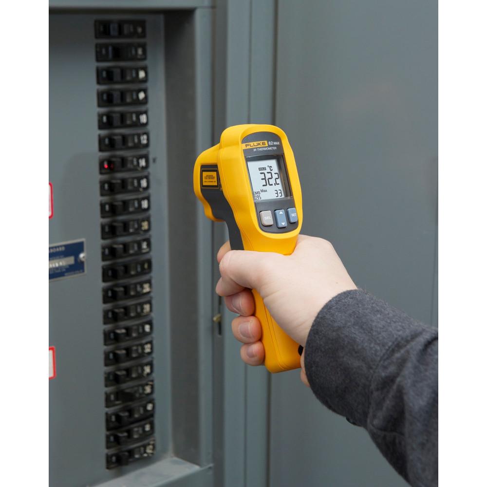Fluke 62 MAX+ IR lézeres hőmérő hivatkozással 4130488 a márkától FLUKE