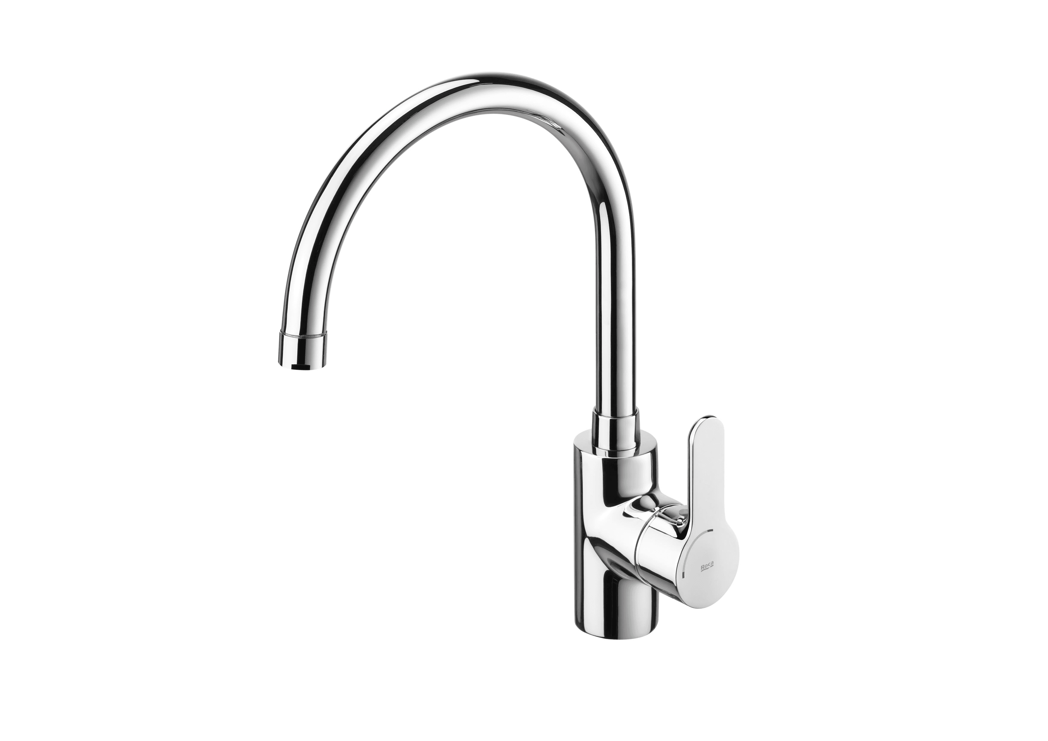 Roca L20 Kitchen Tap with Swivel Curved Spout Cold Start with reference A5A8409C00 from the brand ROCA