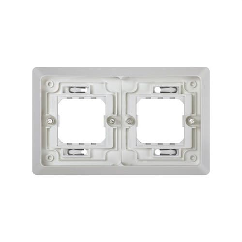 Frame for flush-mounted boxes with 2 elements grey Simon Aqua with reference 4400620-035 from the brand SIMON