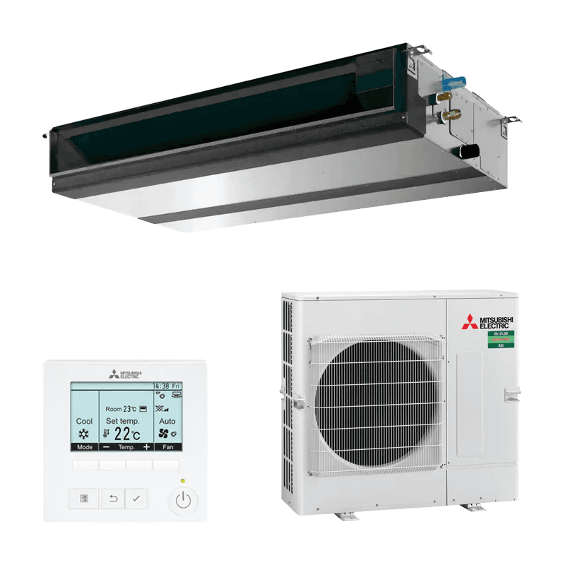 Mitsubishi Electric MGPEZ-125VJA csatornás légkondicionáló 12,1 kW 41000 BTU hivatkozással MGPEZ-125VJA a márkától MITSUBISHI